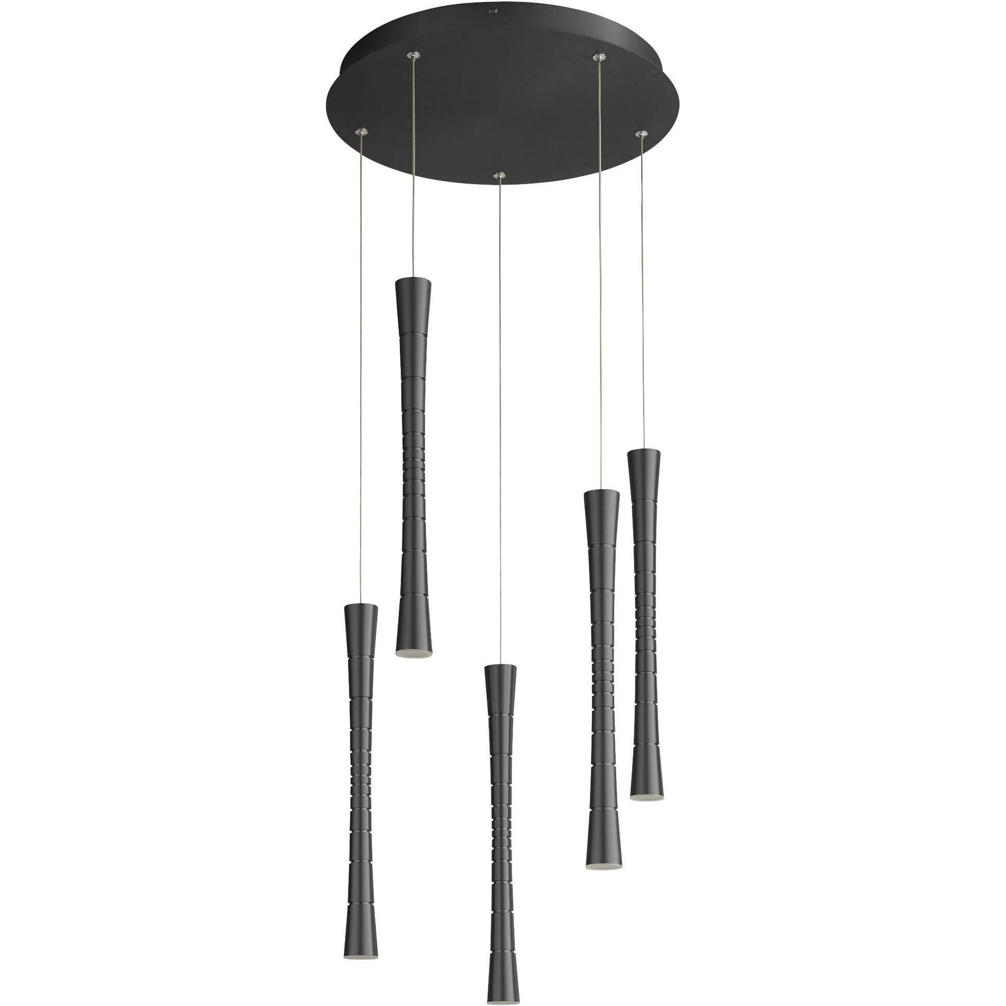 Sabre 5 Light 15.75 inch Black Pendant Ceiling Light