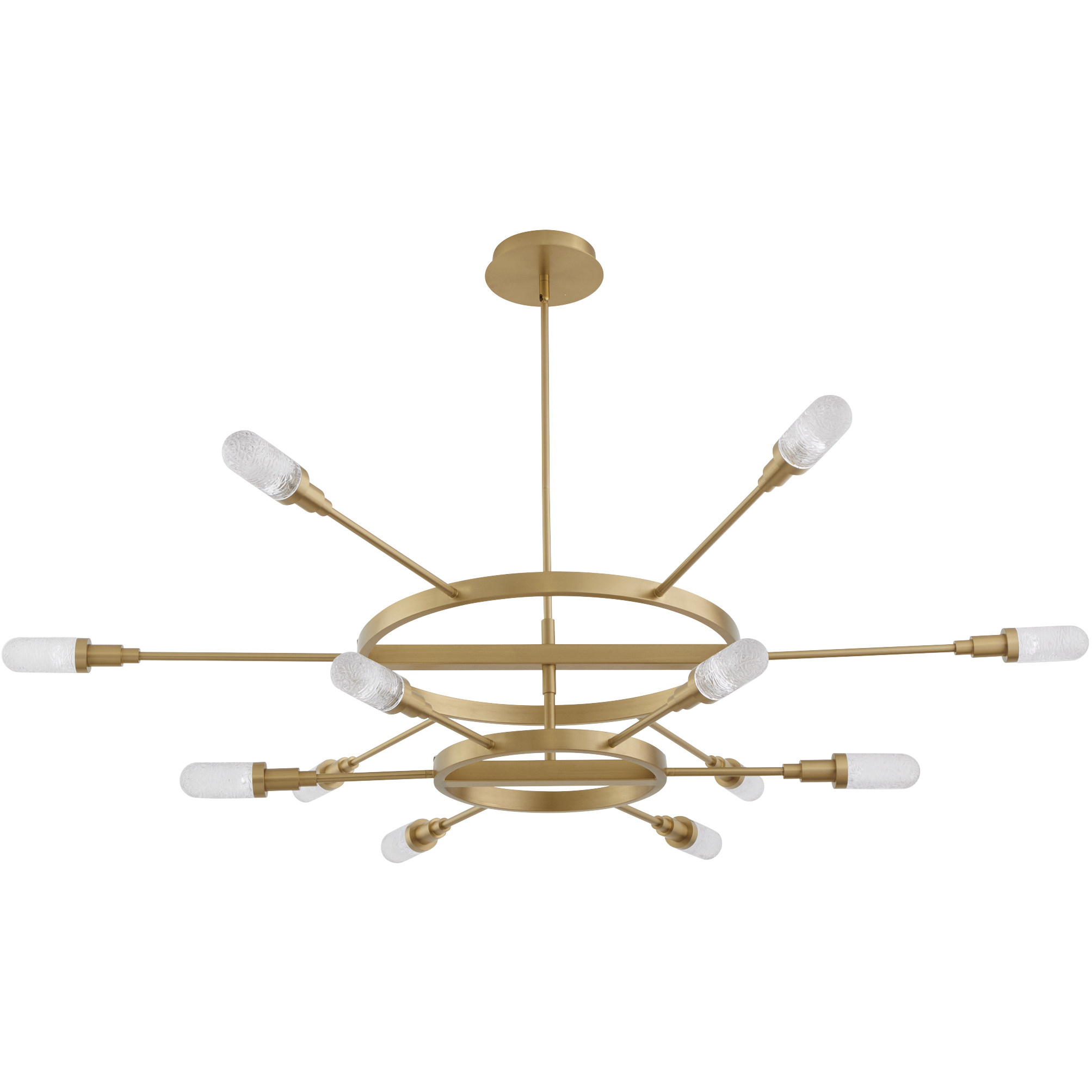 Sperano 60 inch Aged Brass Chandelier Ceiling Light