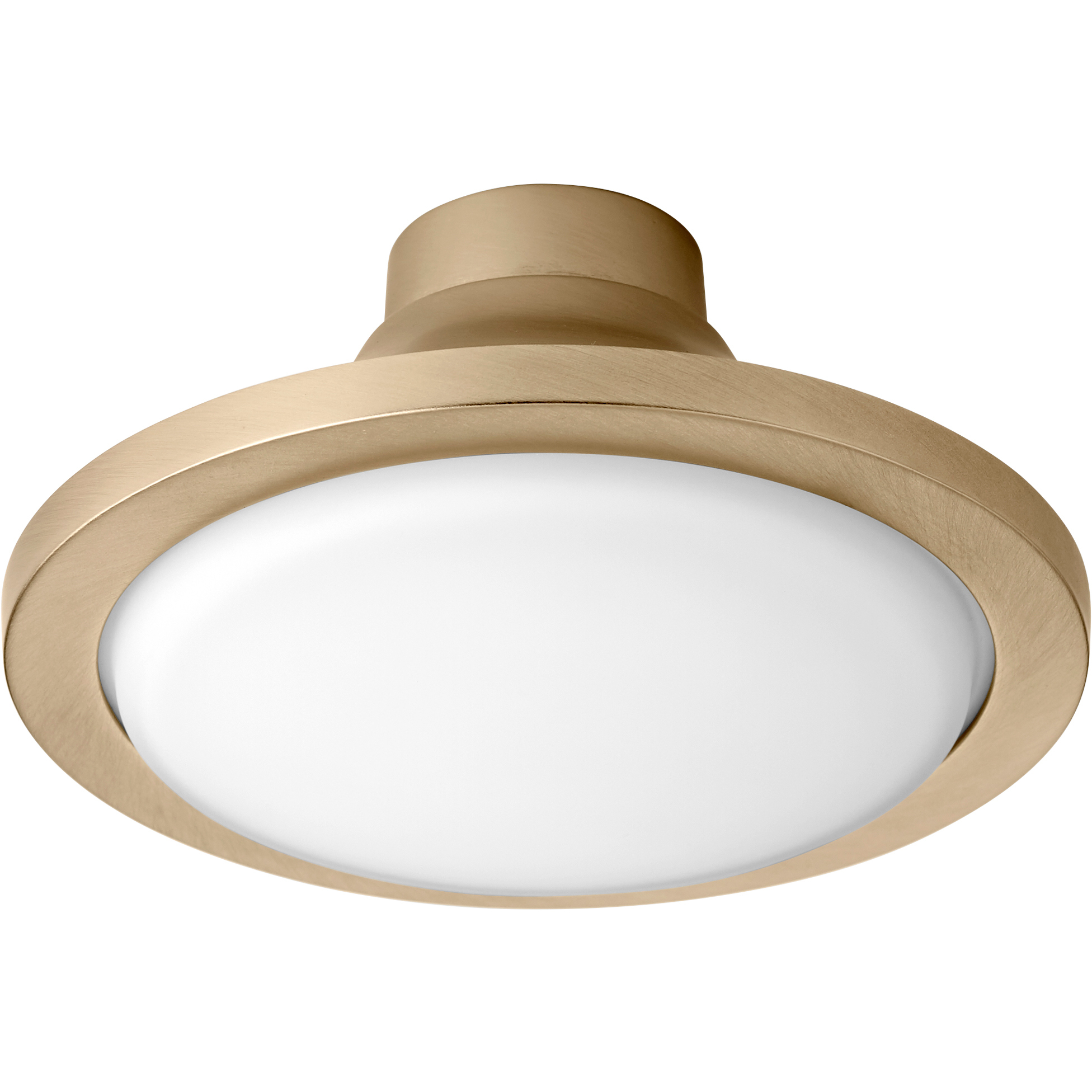 Juno LED Aged Brass Fan Light Kit