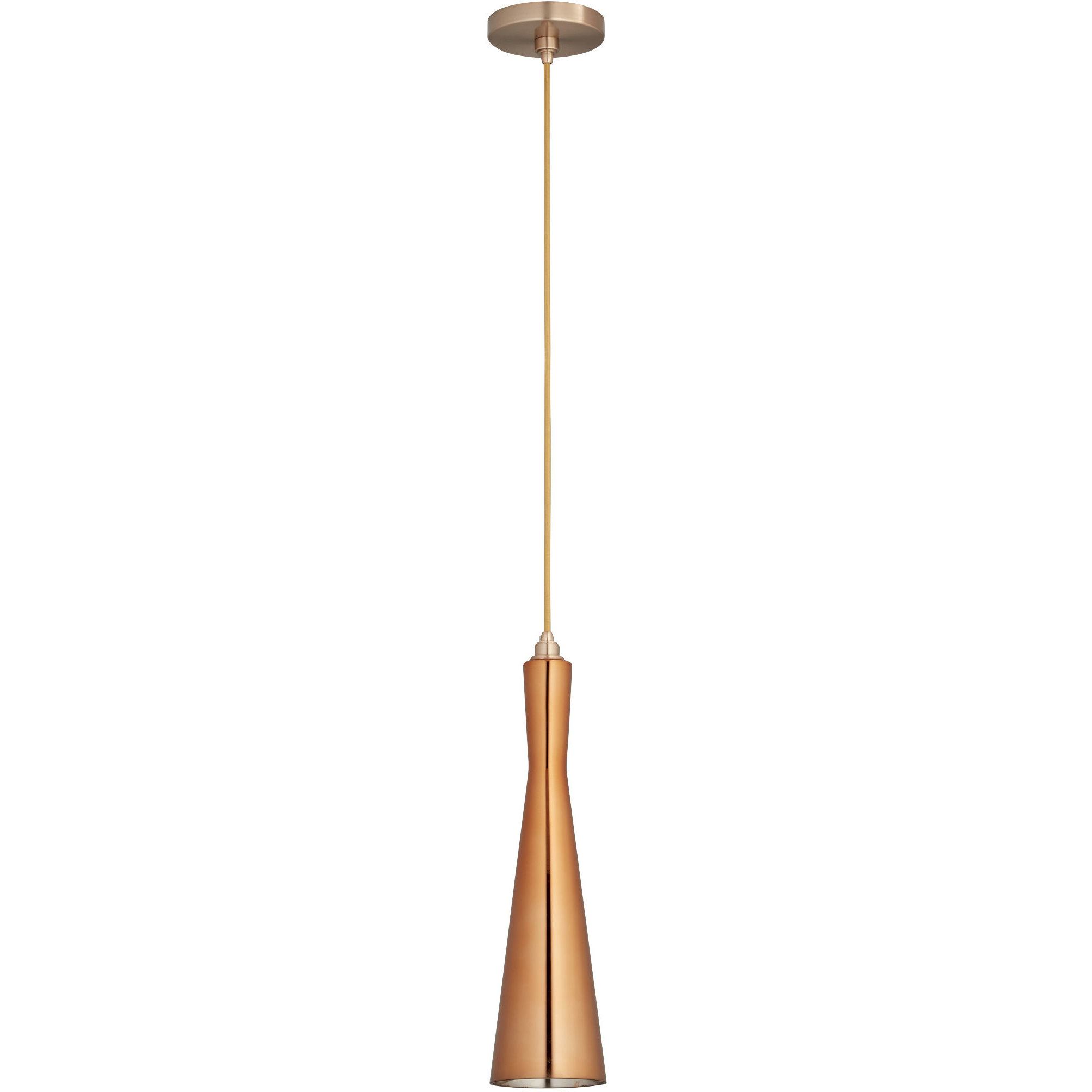Cornet 1 Light 4.25 inch Copper Pendant Ceiling Light