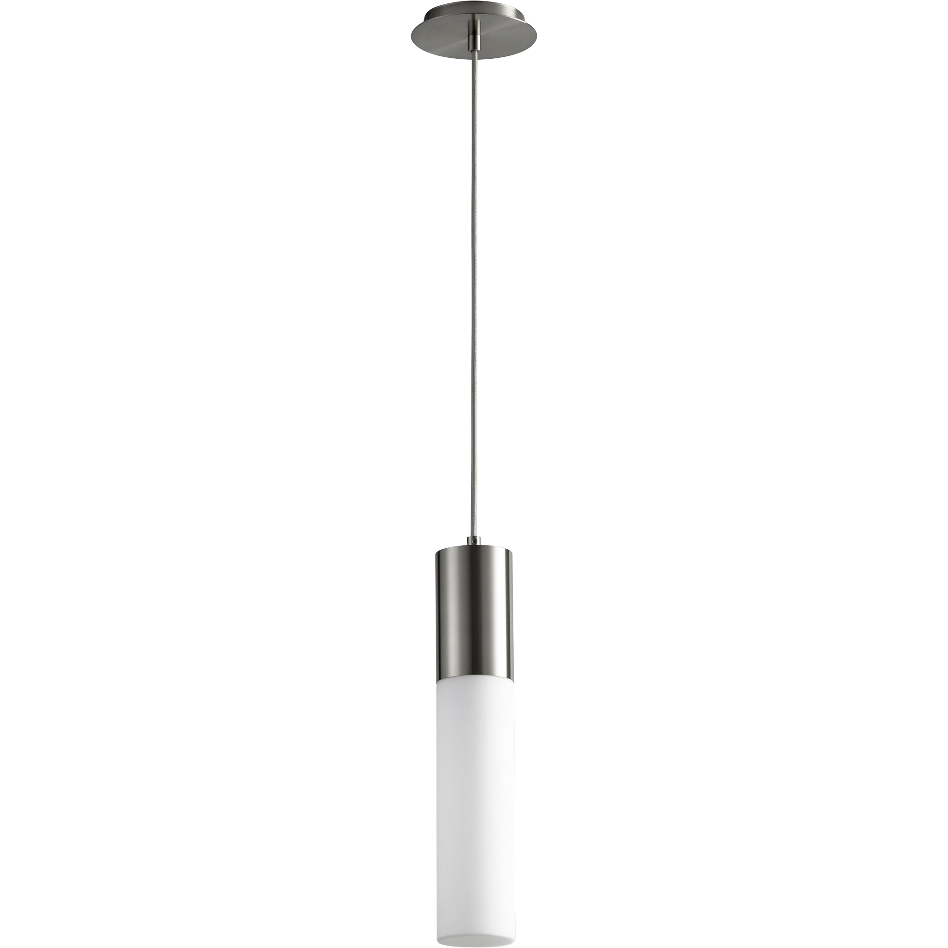 Magnum 1 Light 4 inch Satin Nickel Pendant Ceiling Light
