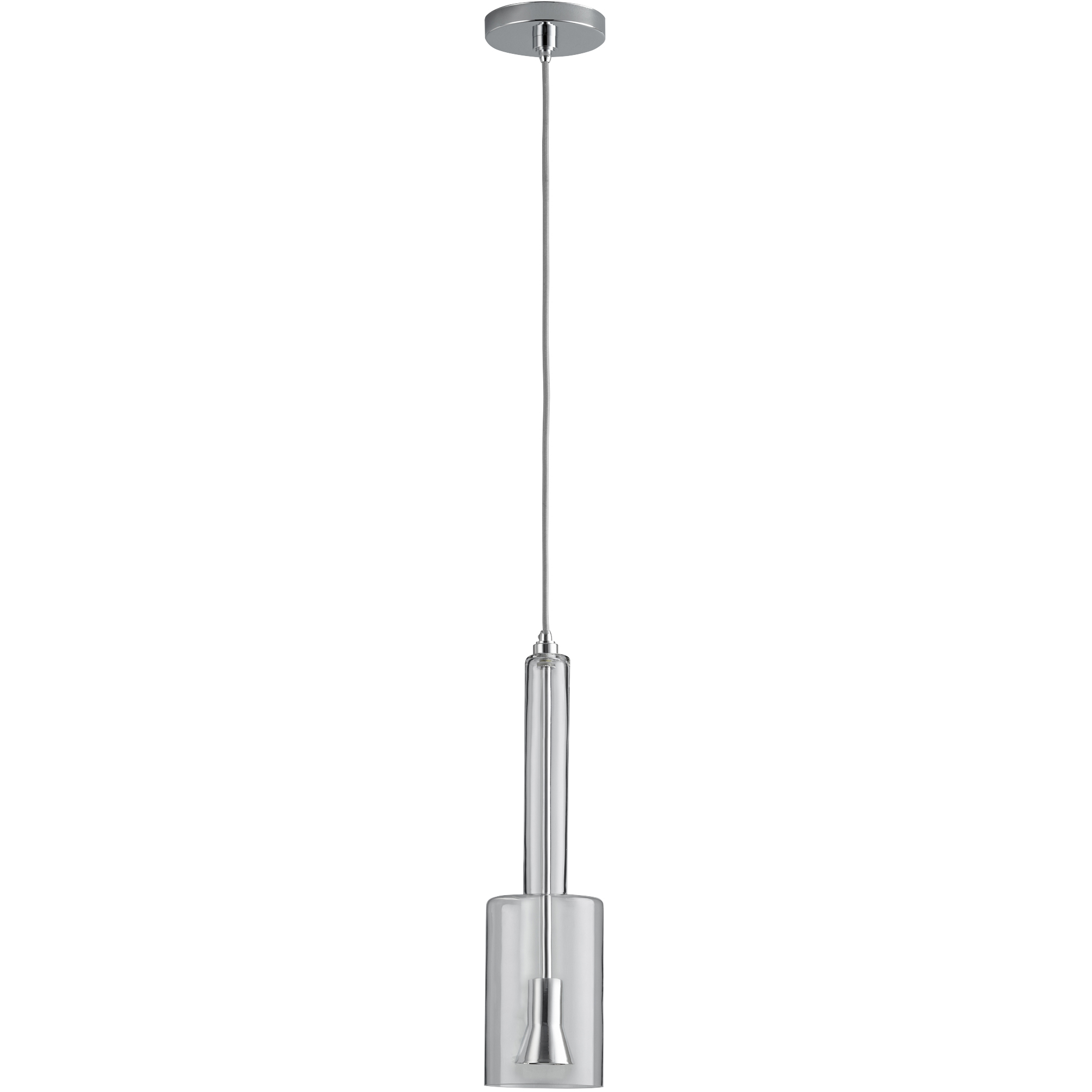 Spindle 1 Light 5 inch Polished Chrome Pendant Ceiling Light