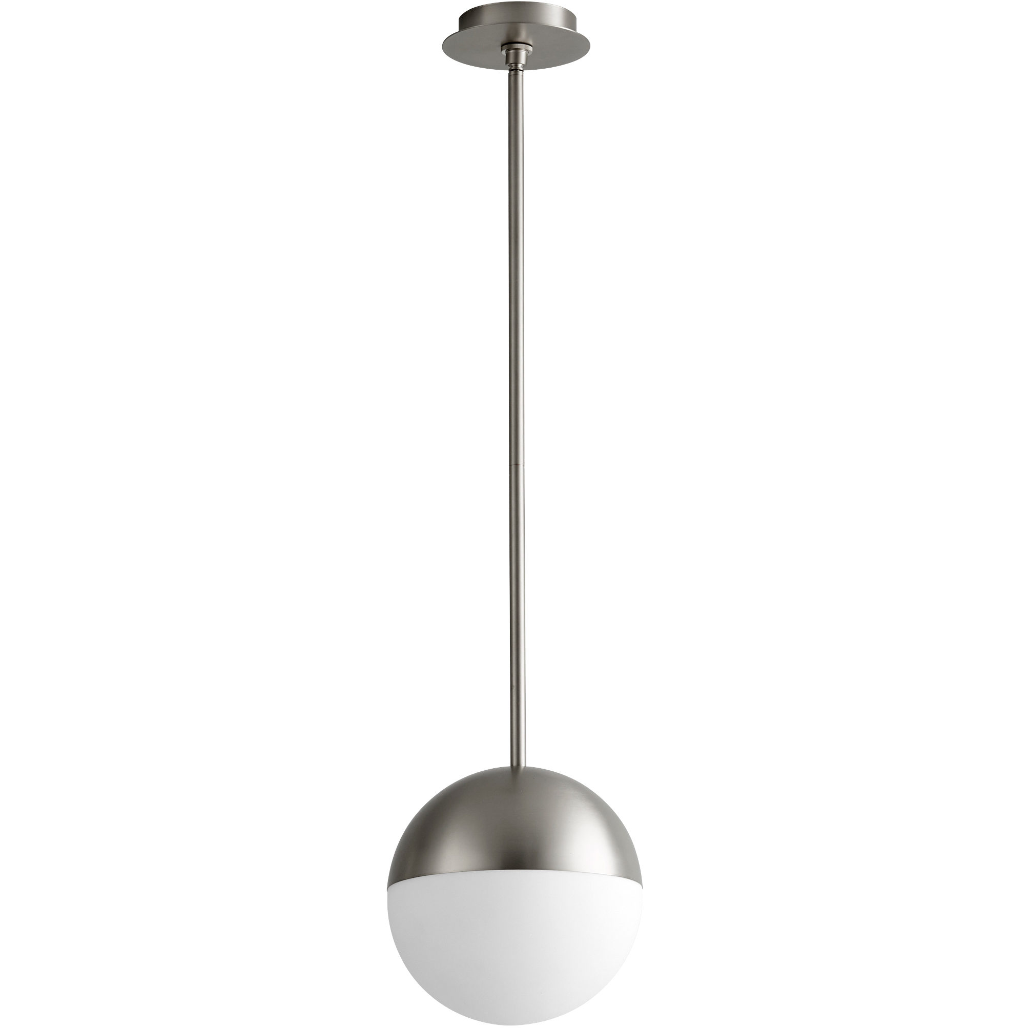 Mondo 1 Light 10 inch Satin Nickel Pendant Ceiling Light
