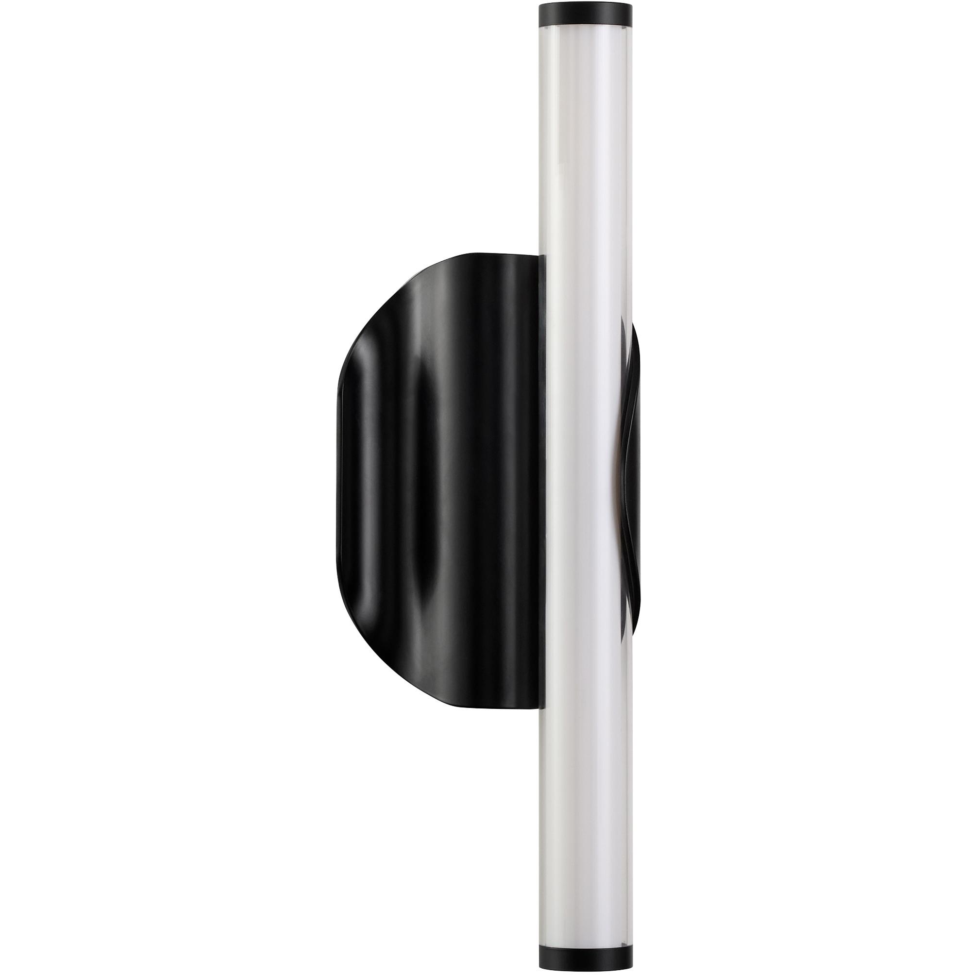 Ola 6.5 inch Black Sconce Wall Light