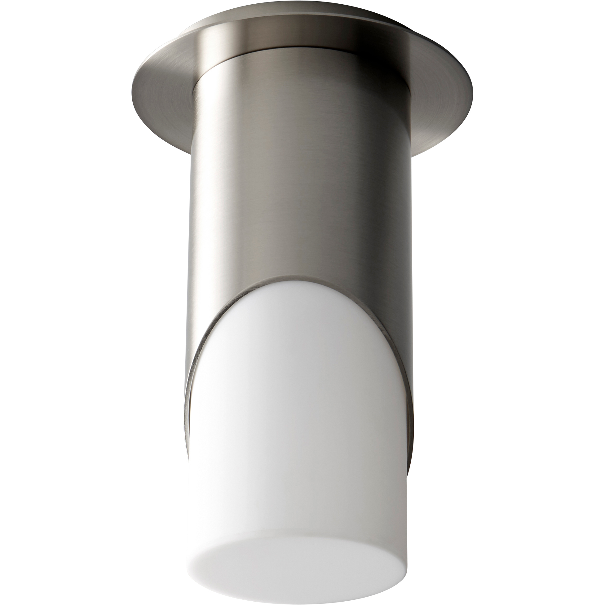 Ellipse LED 6 inch Satin Nickel Flush Mount Ceiling Light