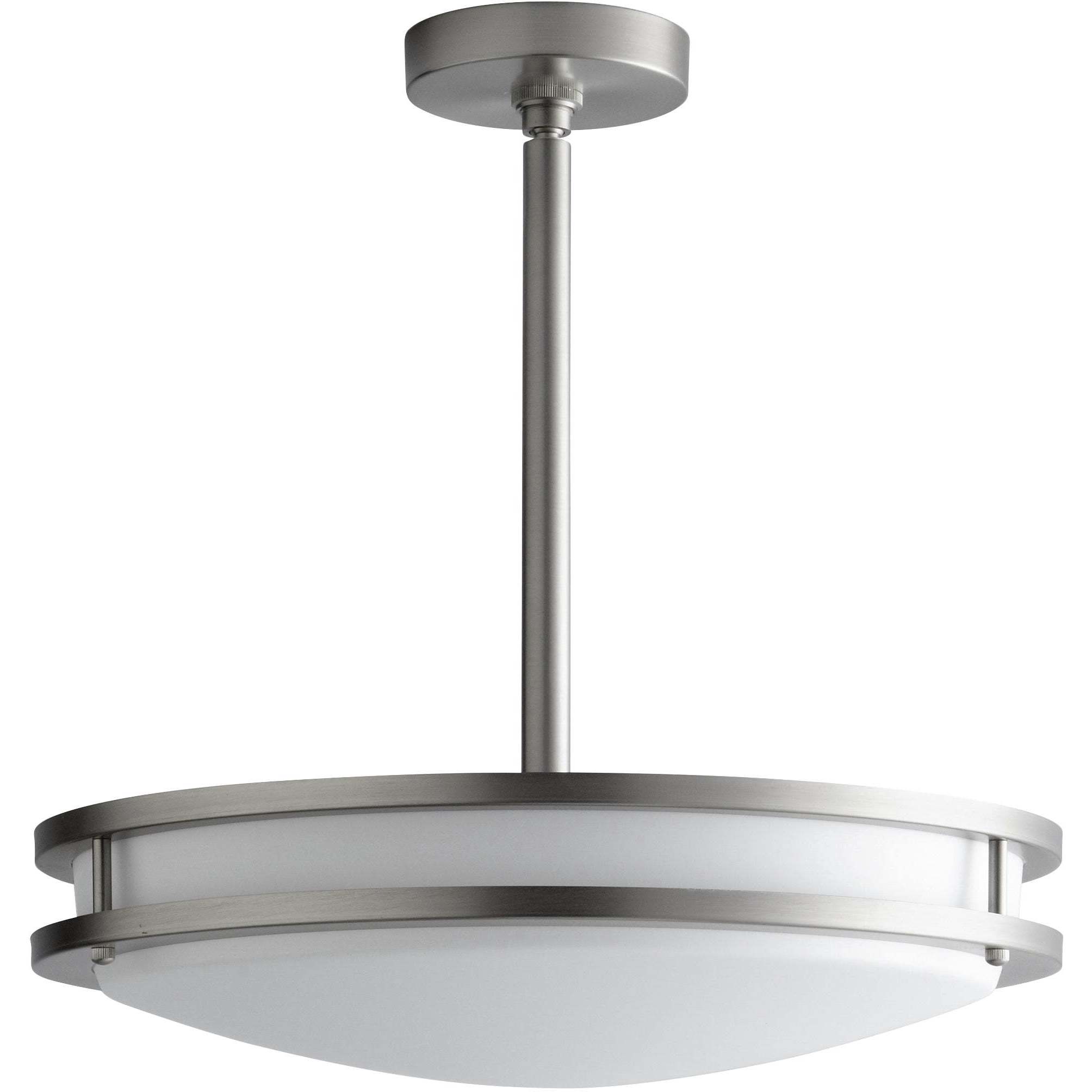 Oracle 2 Light 18 inch Satin Nickel Pendant Ceiling Light