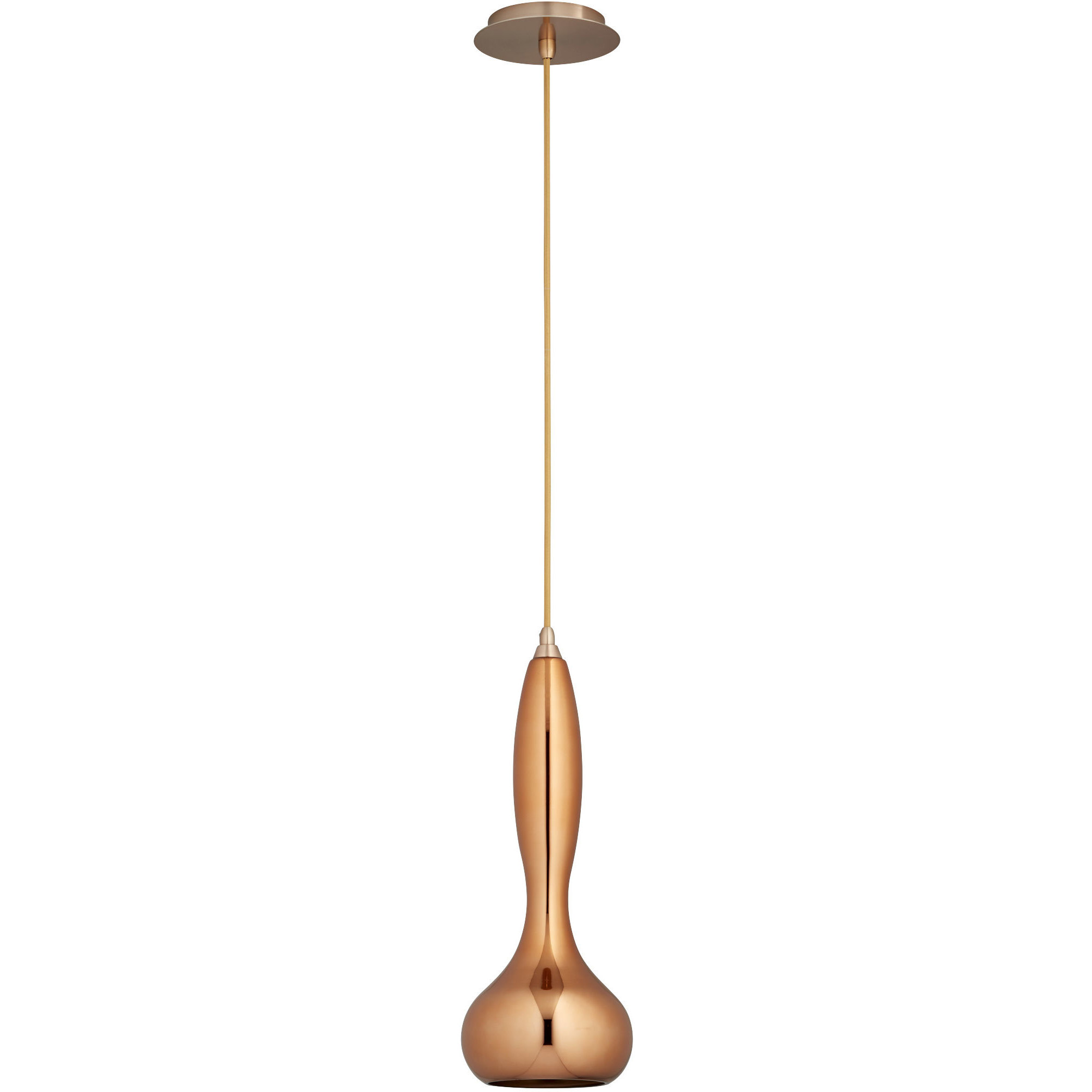 Pyrus 1 Light 6.25 inch Copper Pendant Ceiling Light