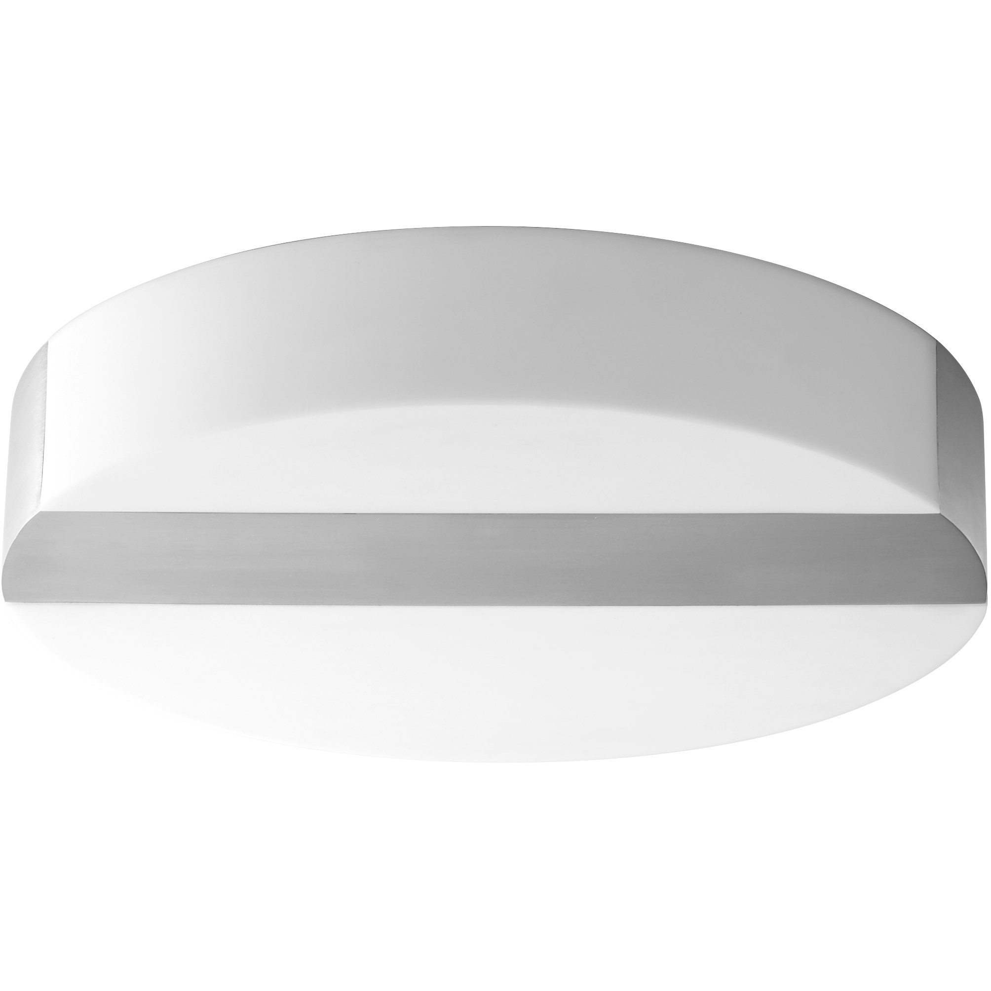 Aurora 1 Light 13.5 inch Satin Nickel Flush Mount Ceiling Light
