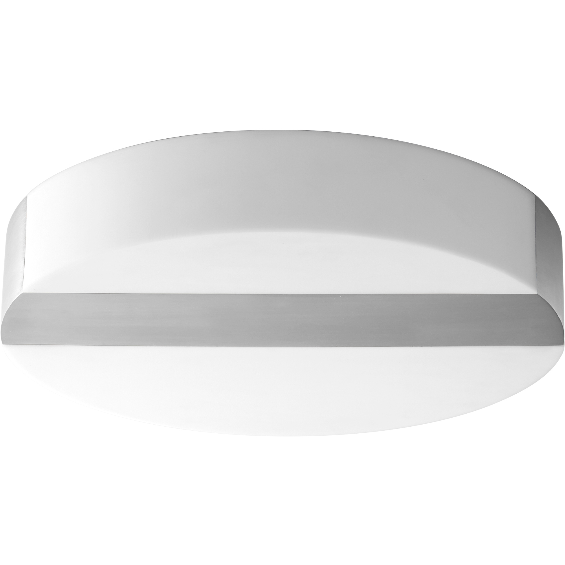Aurora LED 14 inch Satin Nickel Flush Mount Ceiling Light