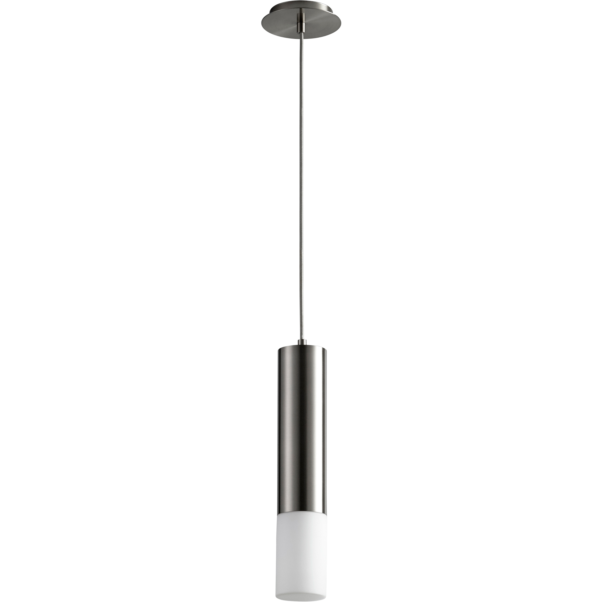 Opus 1 Light 4 inch Satin Nickel Pendant Ceiling Light