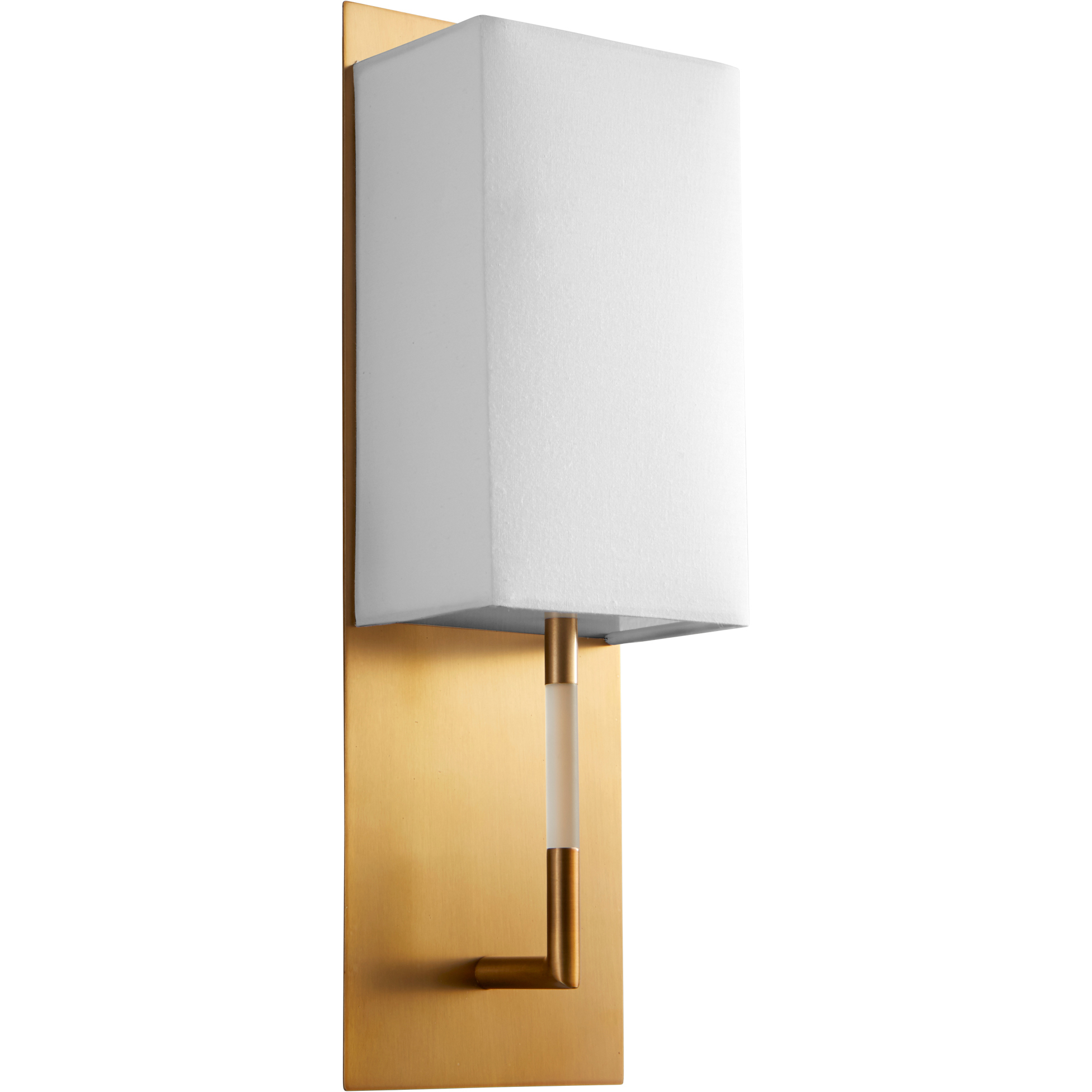 Epoch 1 Light 5 inch Aged Brass Sconce Wall Light