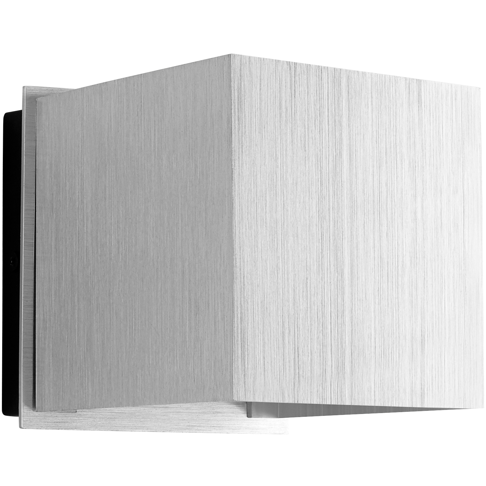 Kubo LED 5 inch Brushed Aluminum Outdoor Wall Sconce