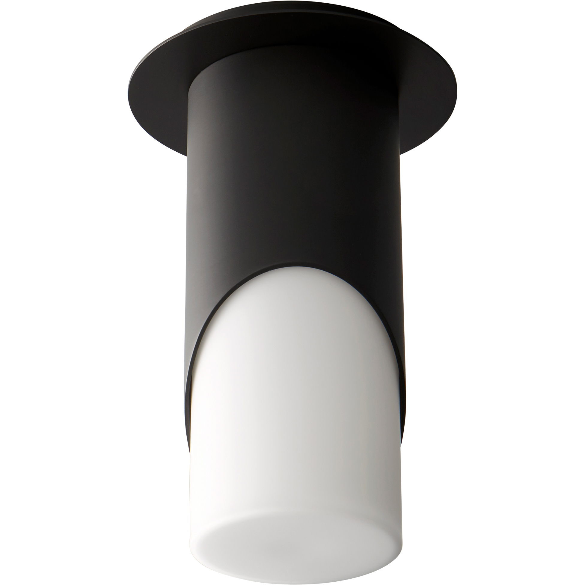 Ellipse LED 6 inch Black Flush Mount Ceiling Light