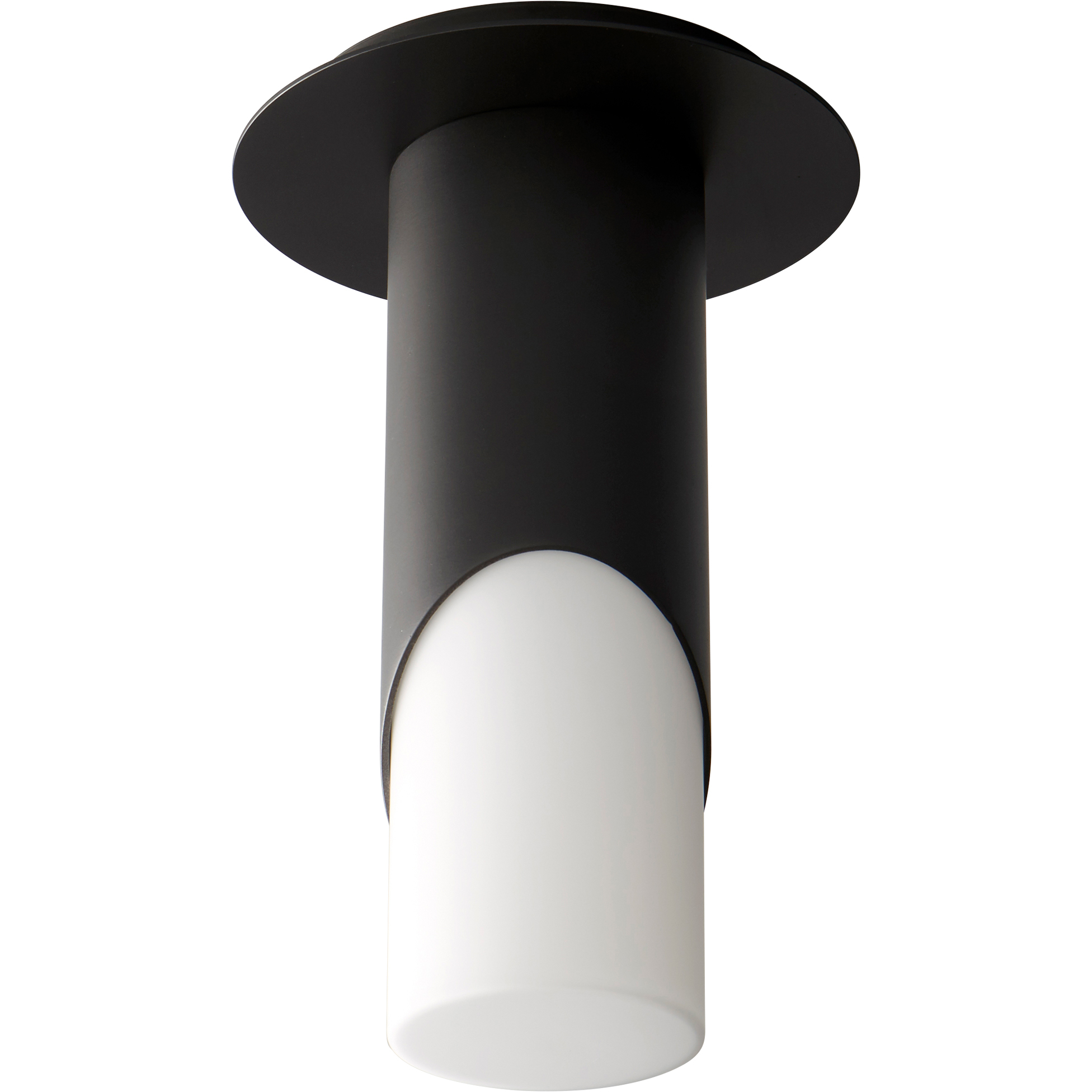 Ellipse LED 6 inch Black Flush Mount Ceiling Light
