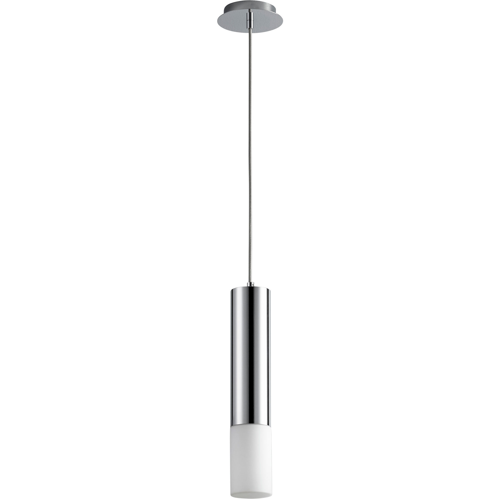 Opus 1 Light 4 inch Polished Chrome Pendant Ceiling Light