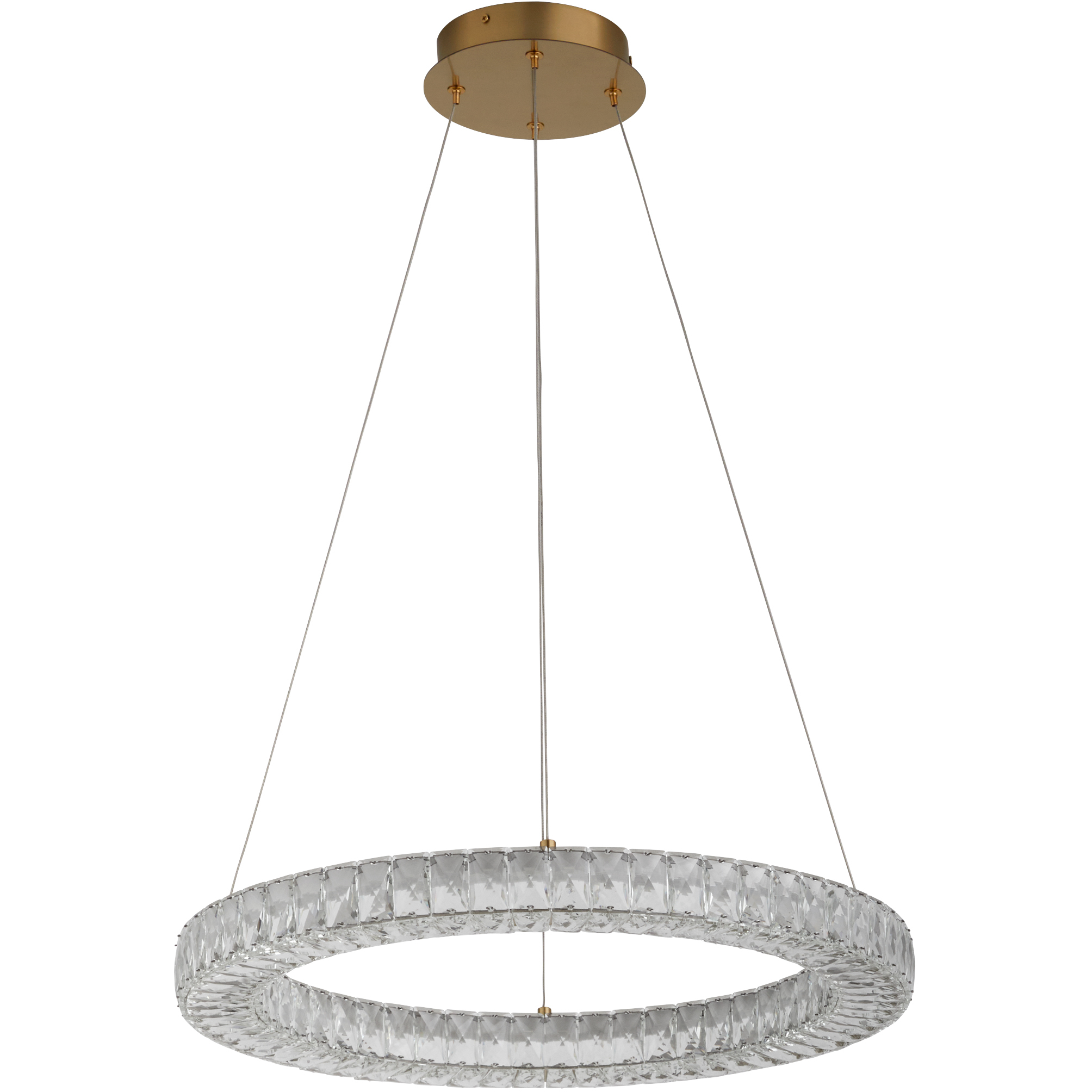 elan LED 24 inch Aged Brass Pendant Ceiling Light