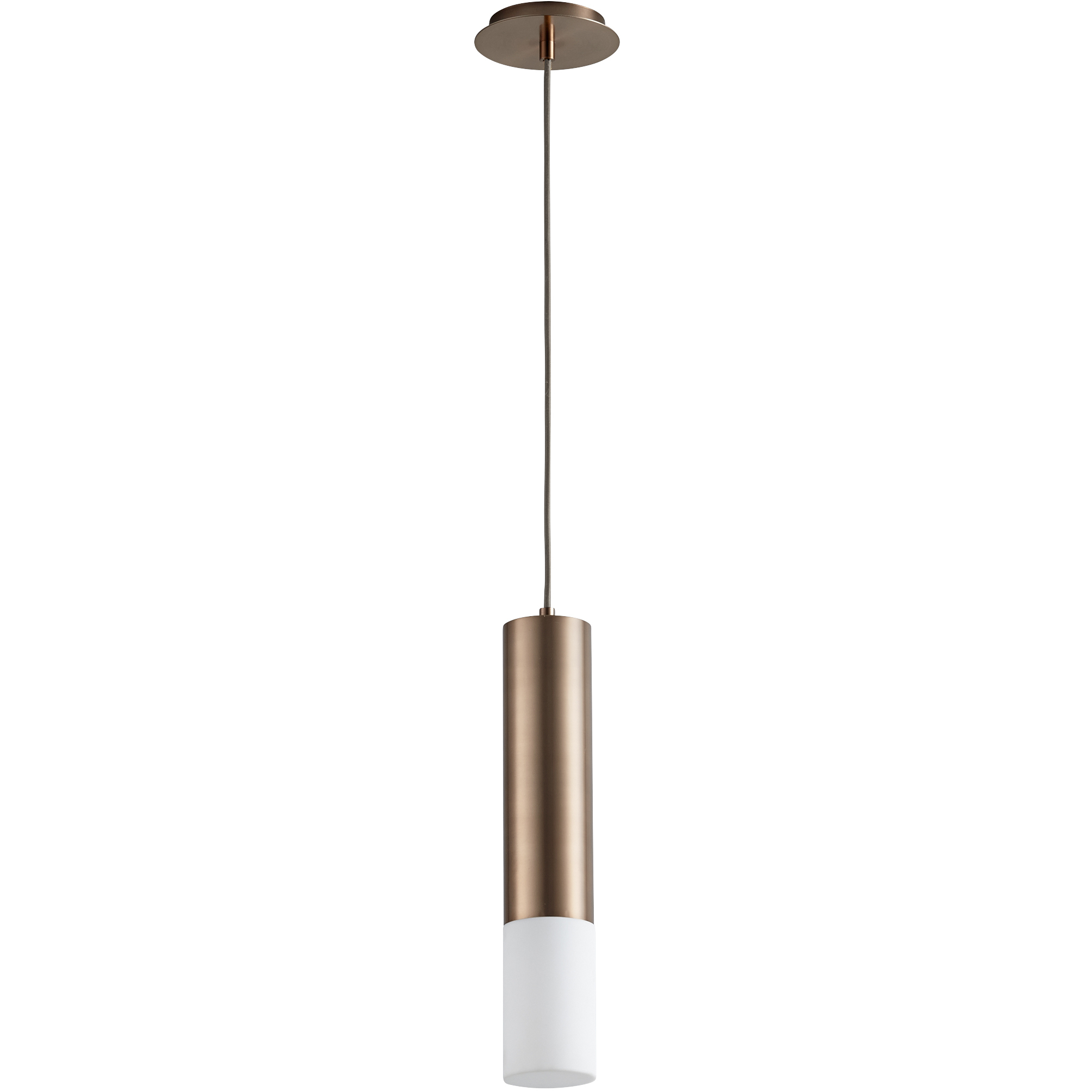 Opus 1 Light 3.5 inch Satin Copper Pendant Ceiling Light