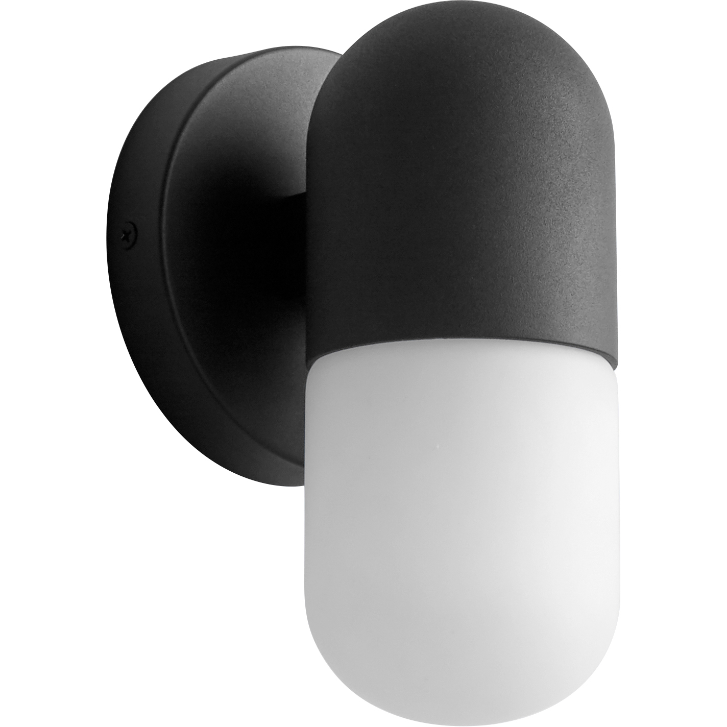 Corpus 1 Light 8 inch Black Outdoor Wall Sconce