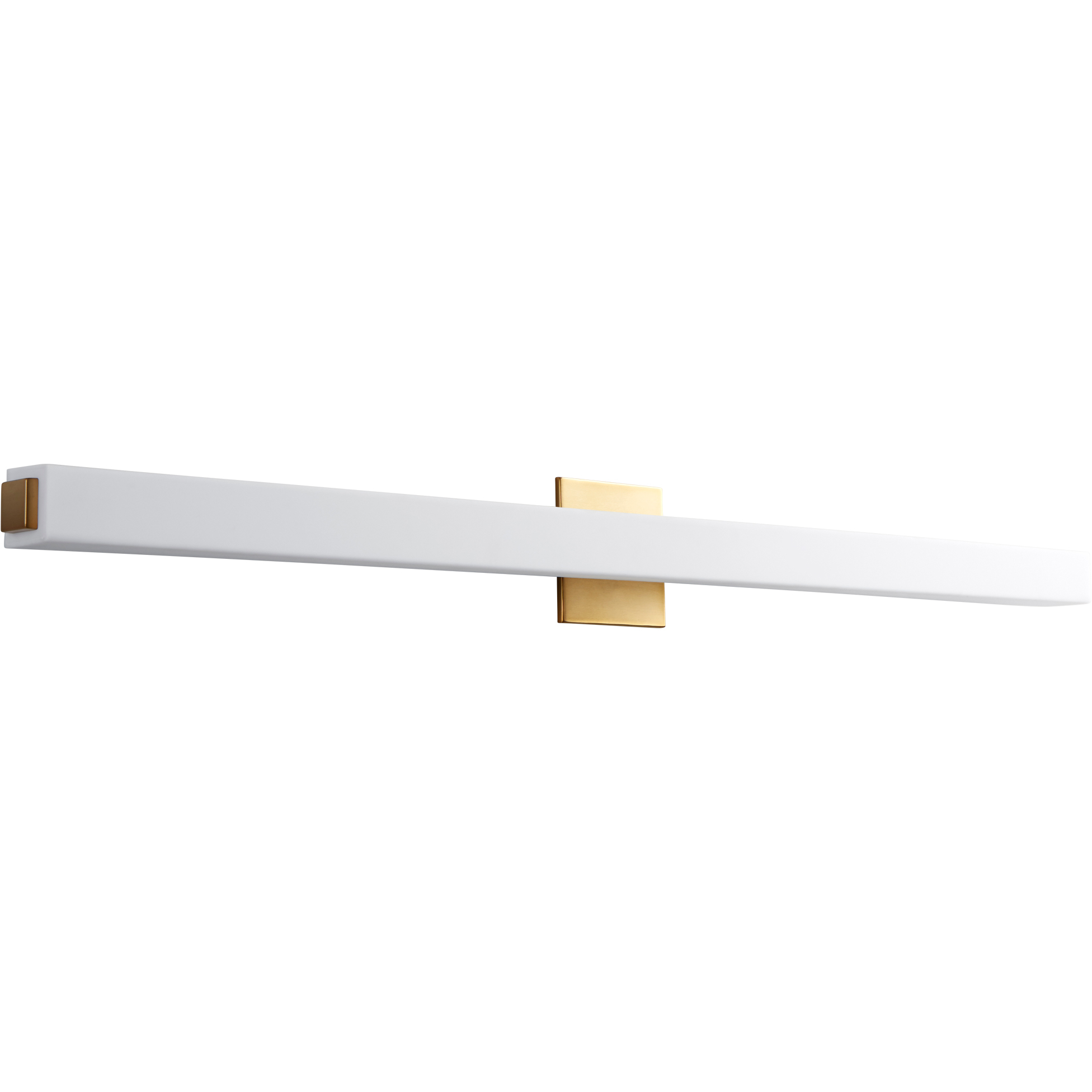 Adelphi LED 46 inch Aged Brass Vanity Light Wall Light