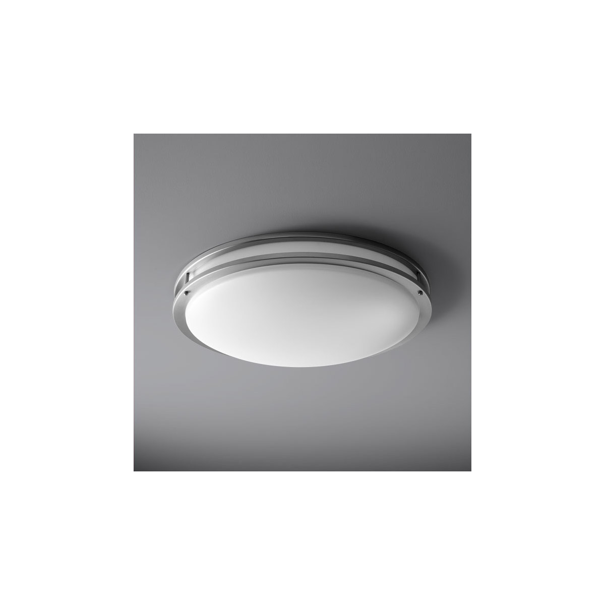 Oracle 2 Light 24 inch Satin Nickel Flush Mount Ceiling Light