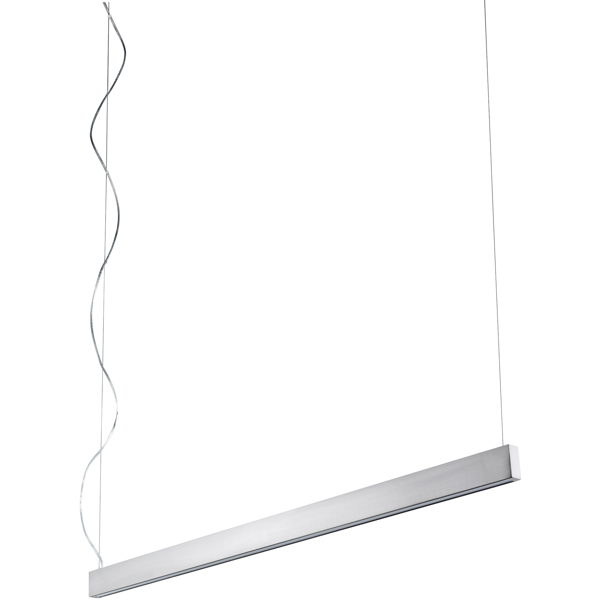 Zepp 2 Light Satin Nickel Pendant Ceiling Light