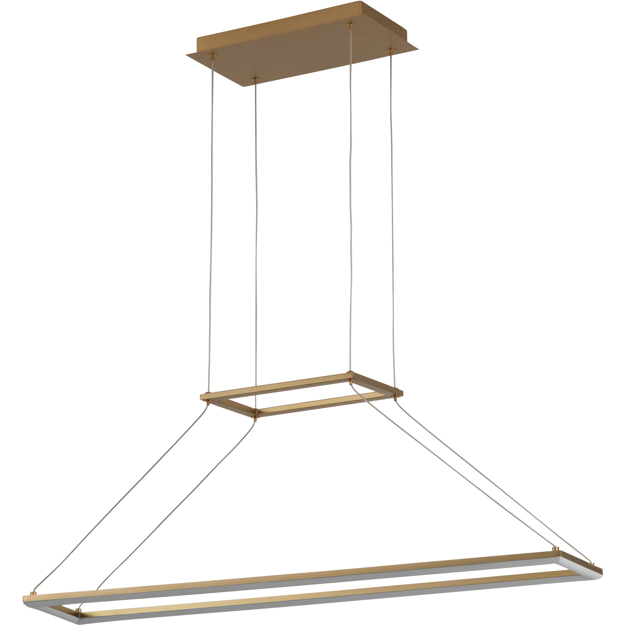 Xanni LED 6 inch Aged Brass Pendant Ceiling Light