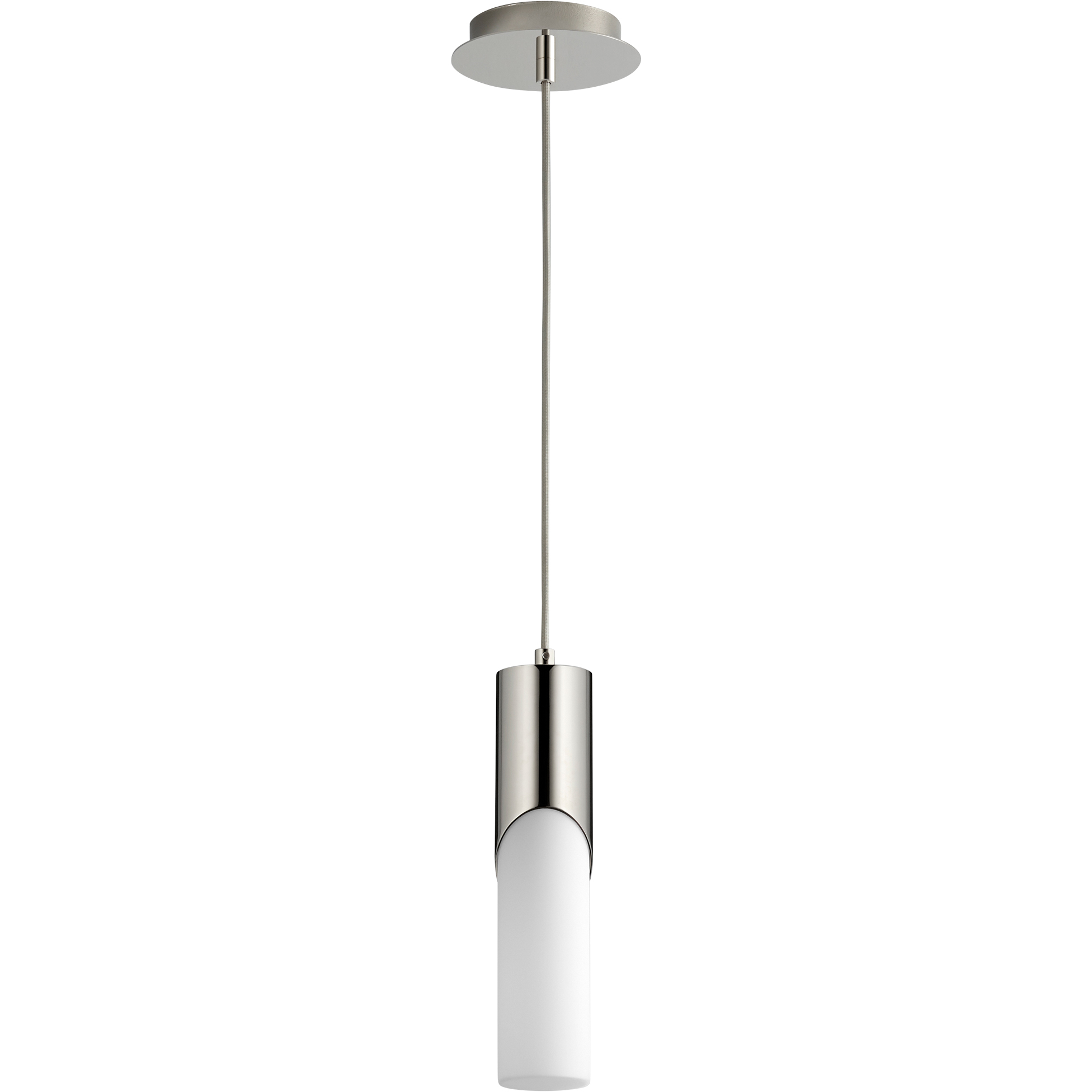 Ellipse LED 3 inch Polished Nickel Pendant Ceiling Light