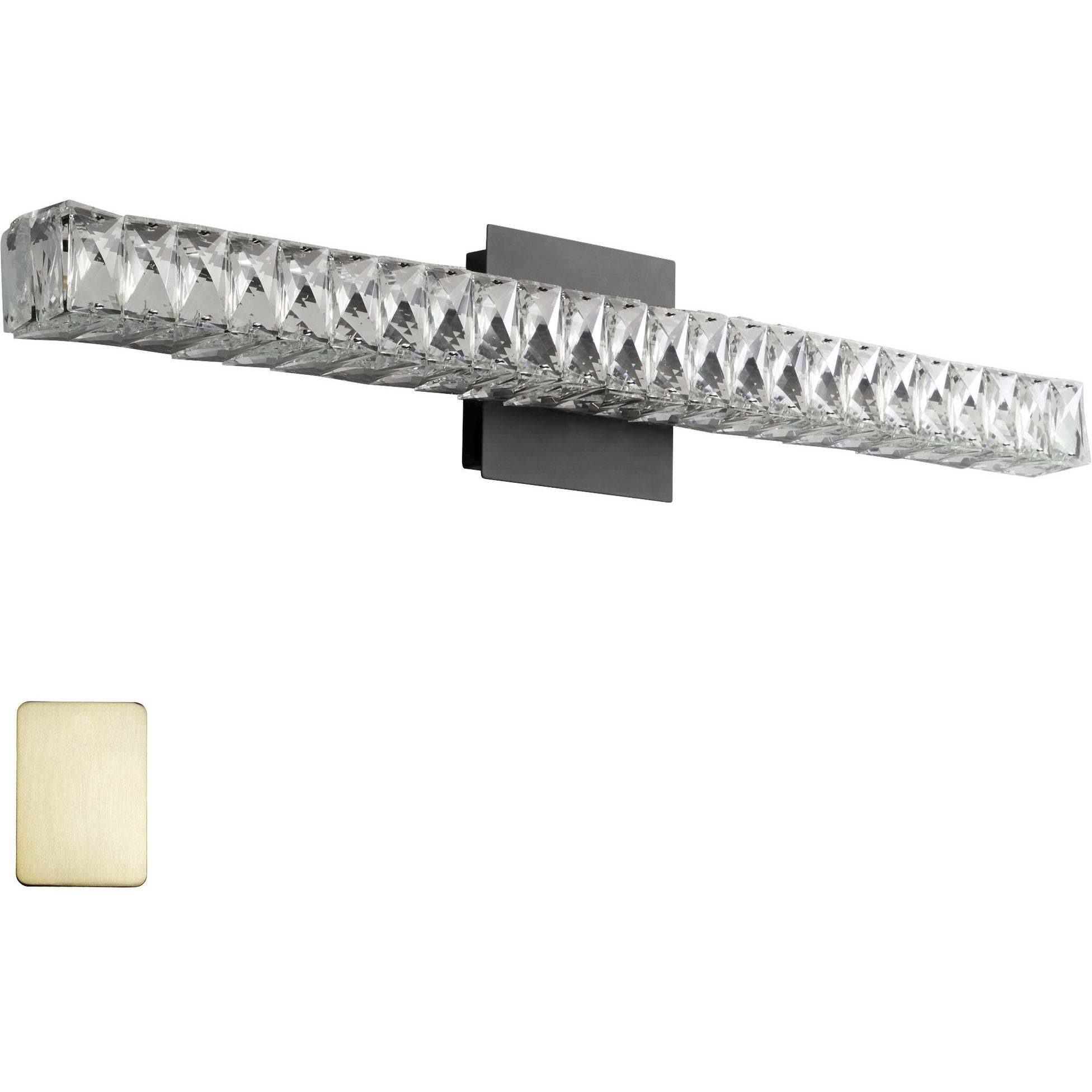 elan 2 Light 30 inch Aged Brass Vanity Light Wall Light