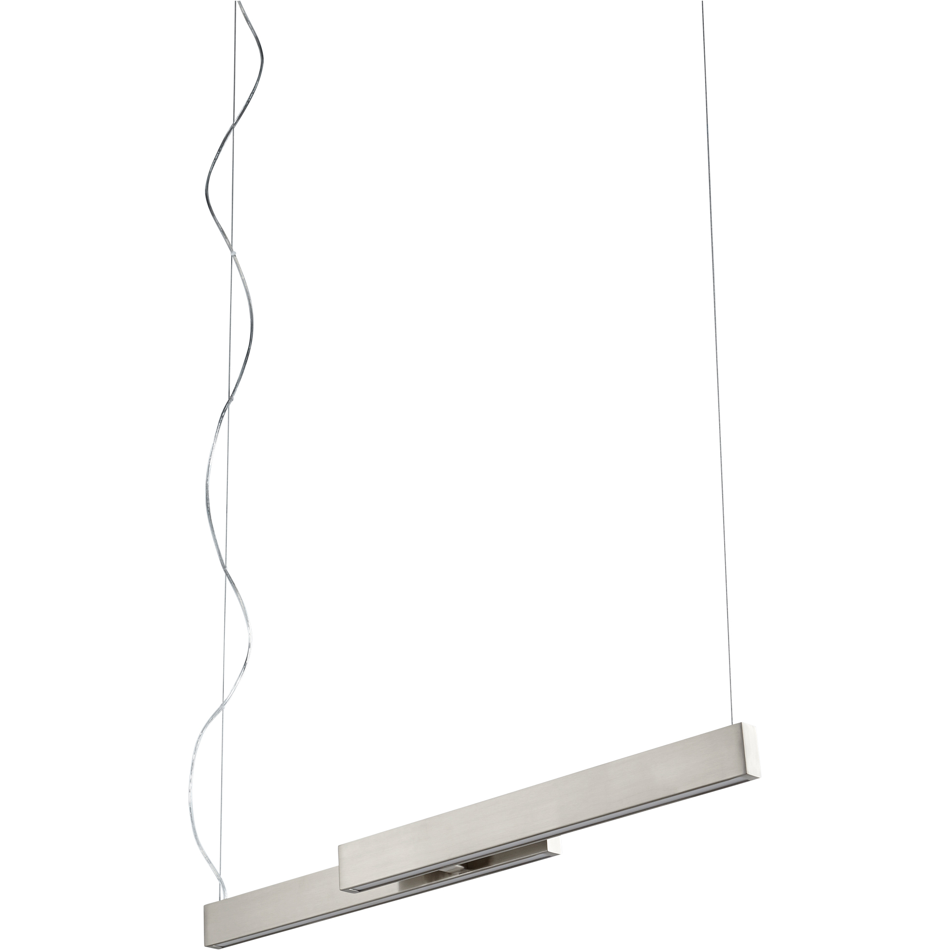 Klone 2 Light 2.5 inch Satin Nickel Pendant Ceiling Light