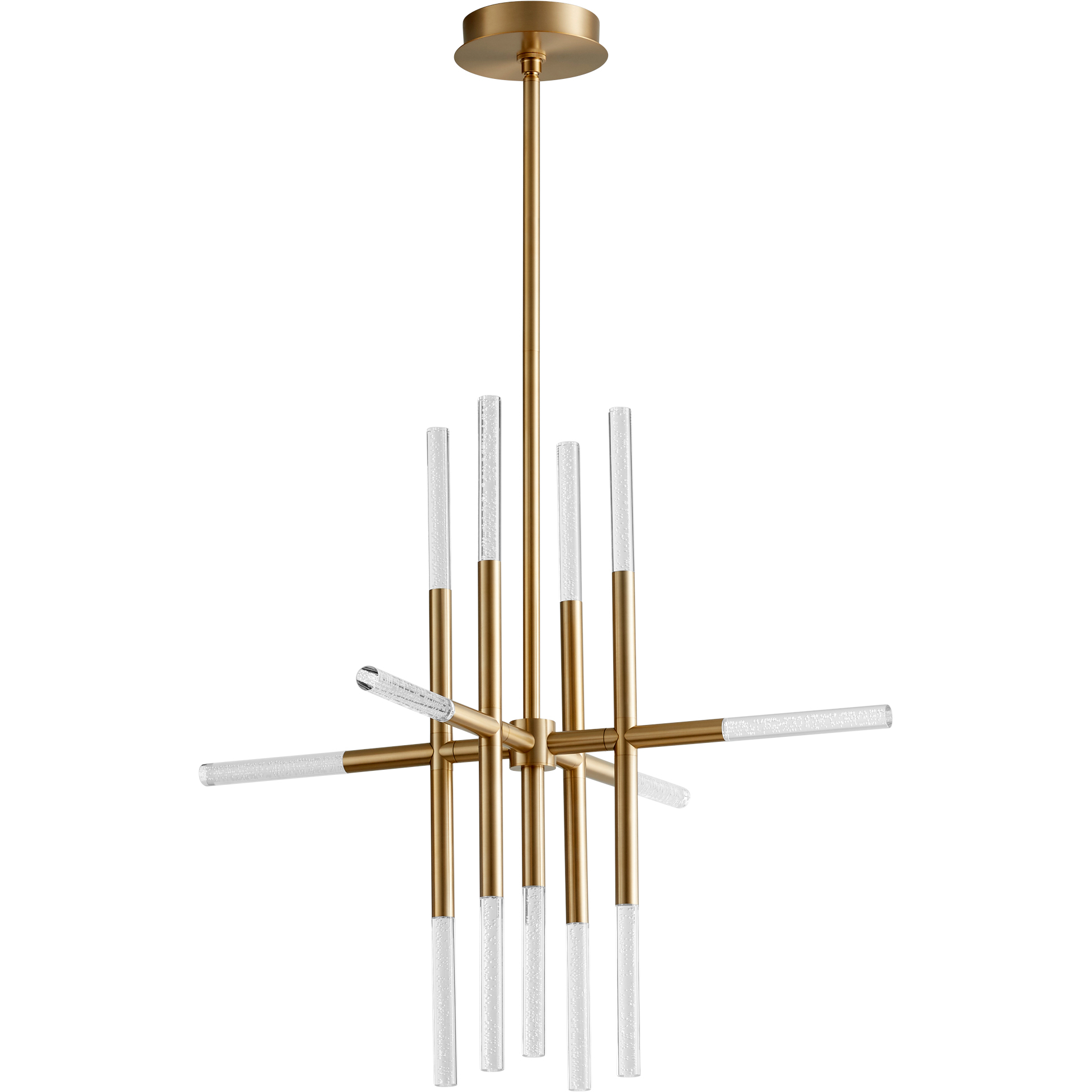 Moxy LED 32 inch Aged Brass Pendant Ceiling Light