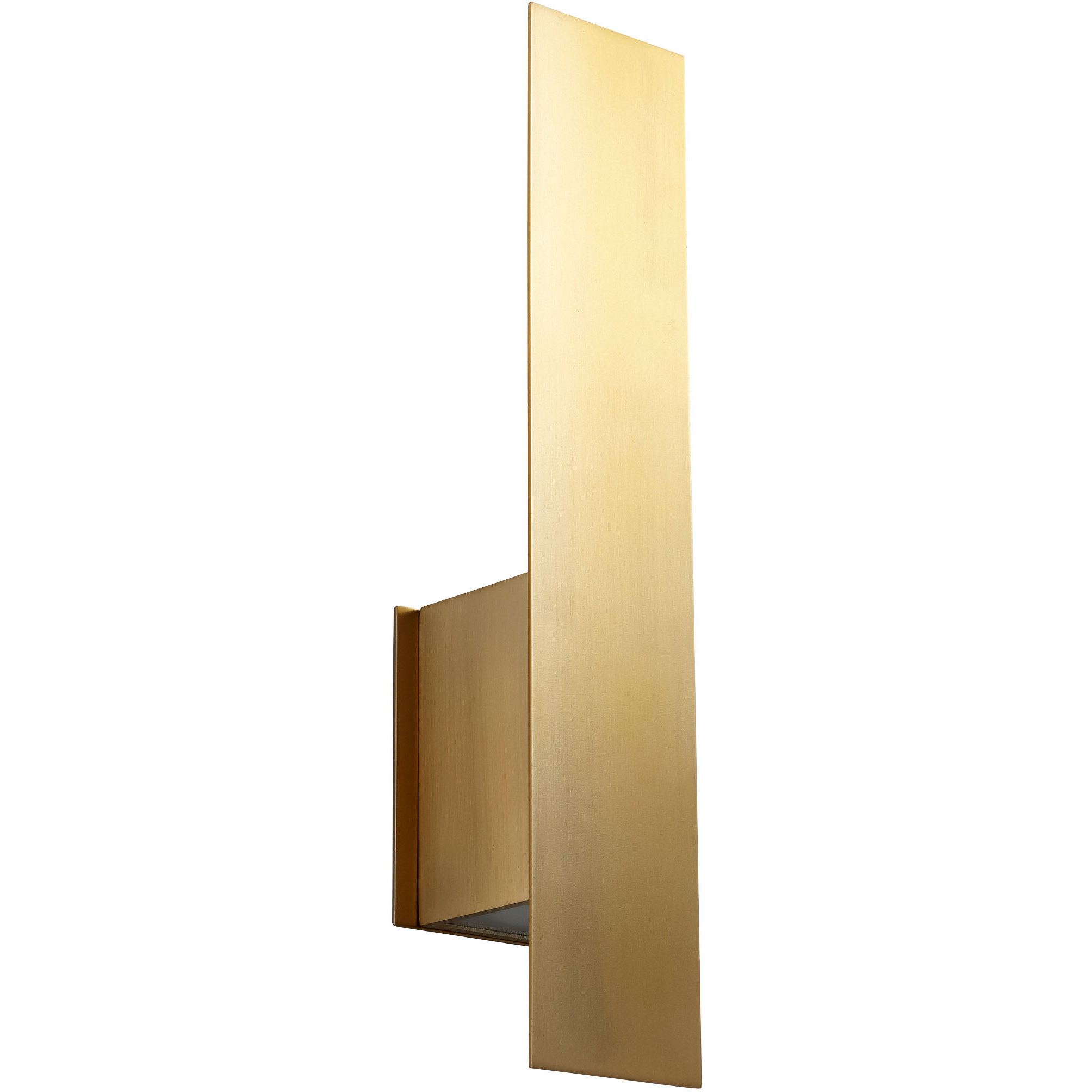 Reflex 2 Light 4 inch Aged Brass Sconce Wall Light 