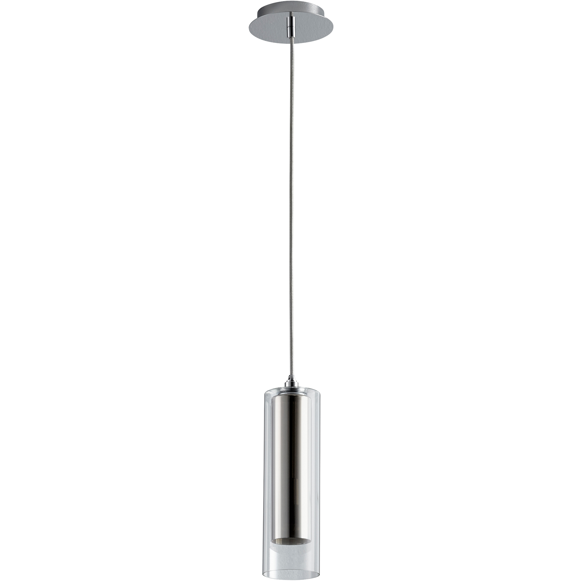 Gratis 1 Light 3.75 inch Polished Chrome Pendant Ceiling Light