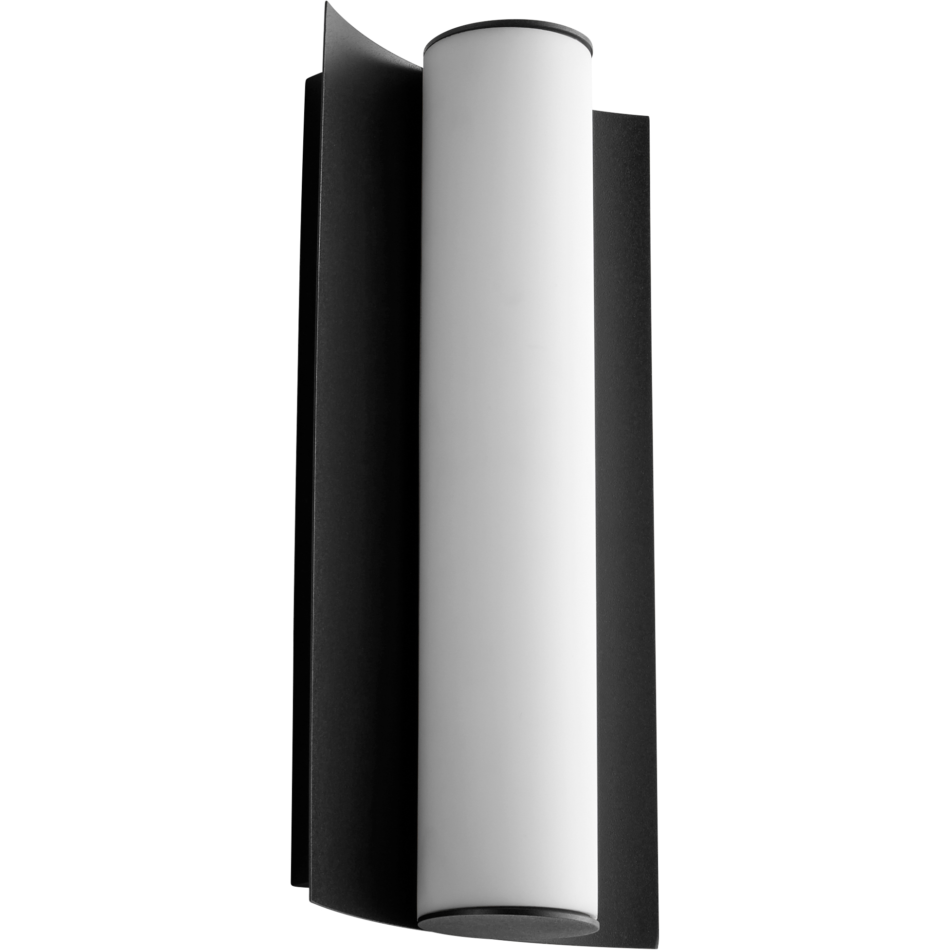 Wave LED 6 inch Black Sconce Wall Light