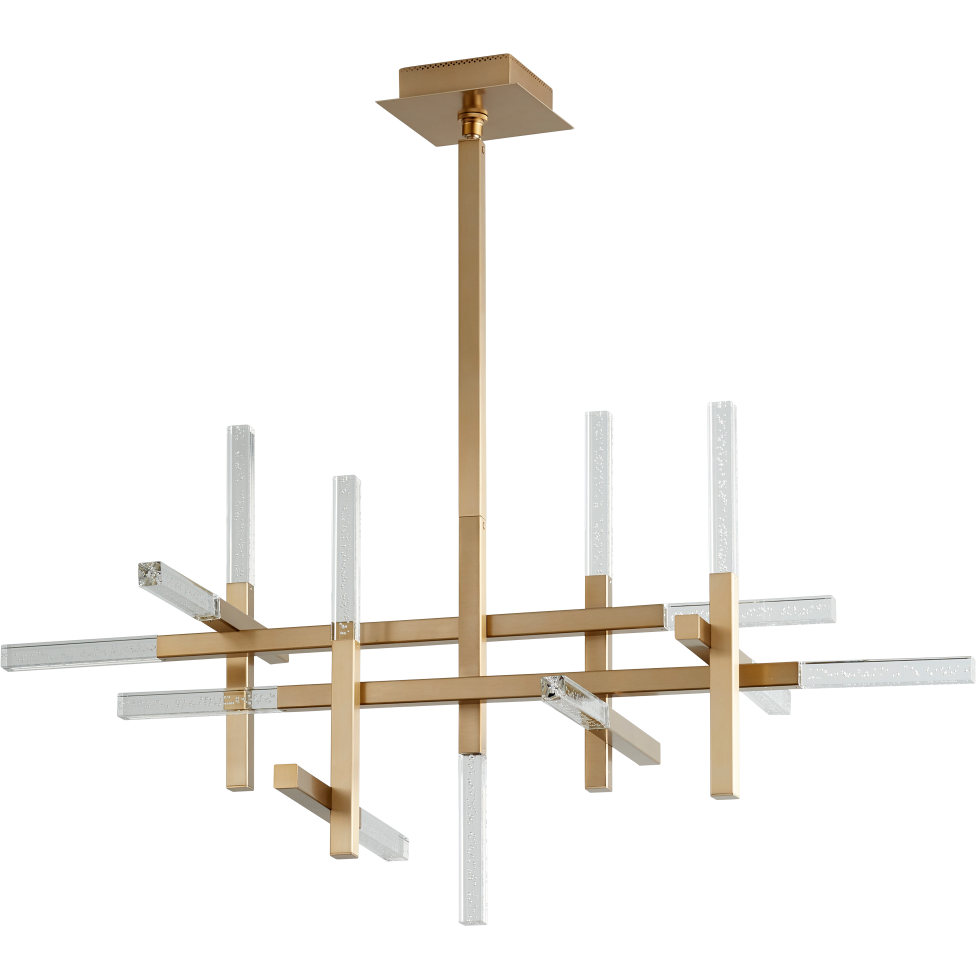 Atlantis LED 18 inch Aged Brass Pendant Ceiling Light