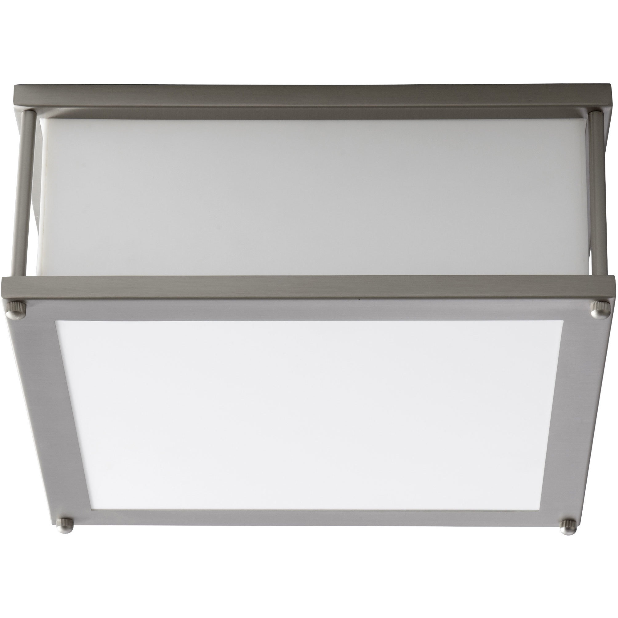 Modulo 2 Light 12 inch Satin Nickel Flush Mount Ceiling Light